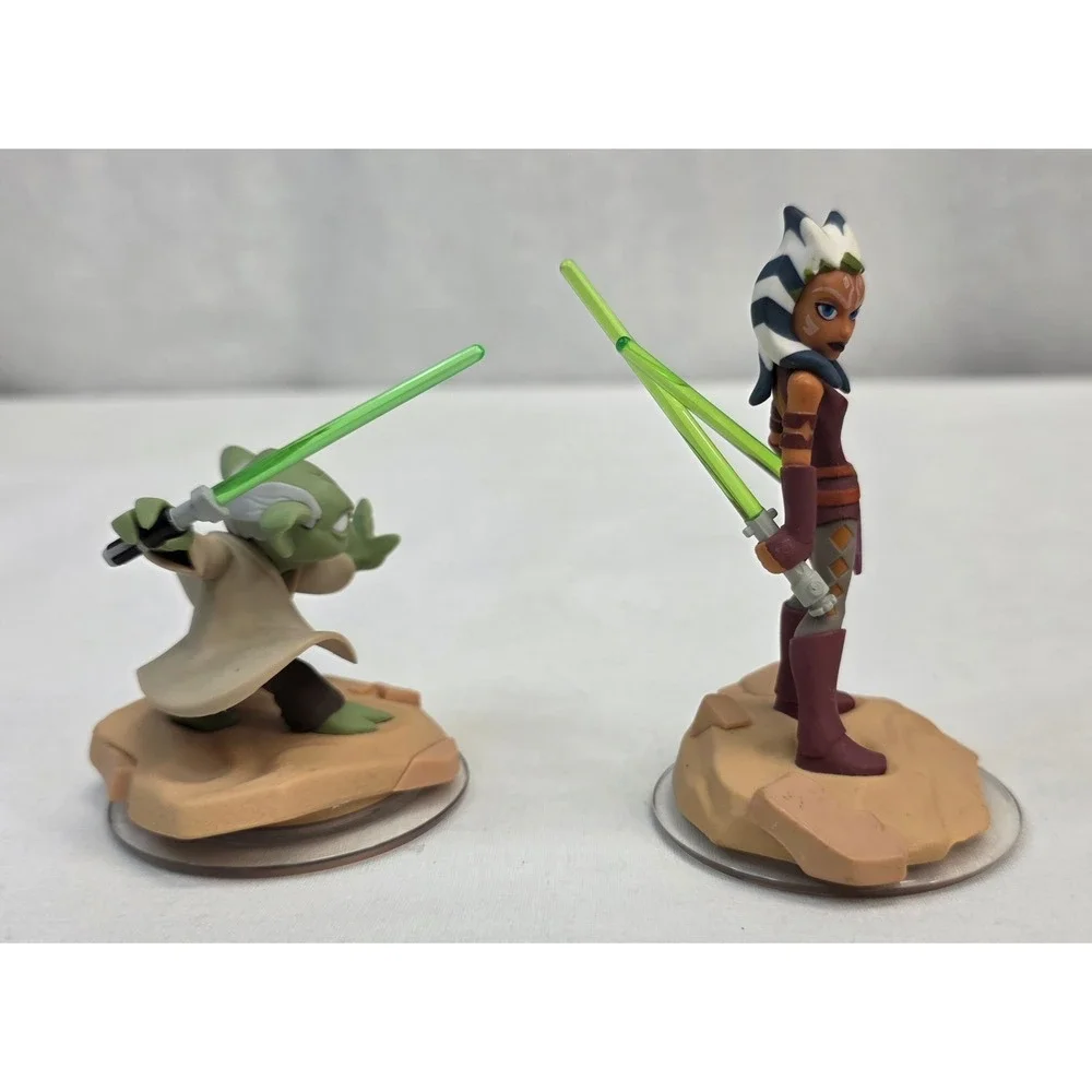 Disney Infinity 3.0 Star Wars Yoda Ahsoka Tano Twilight of the Republic Lot